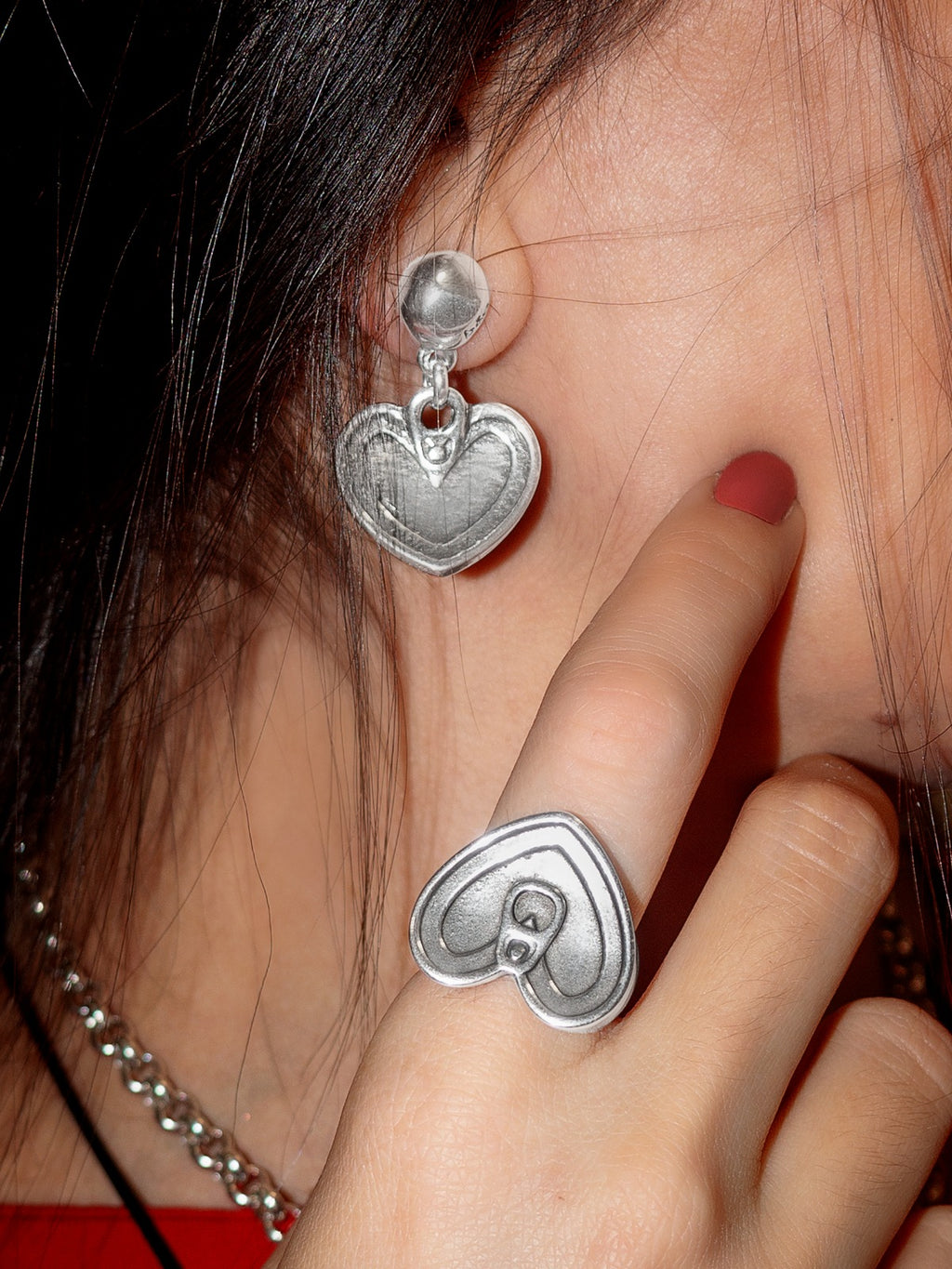 Anillo con baño de plata