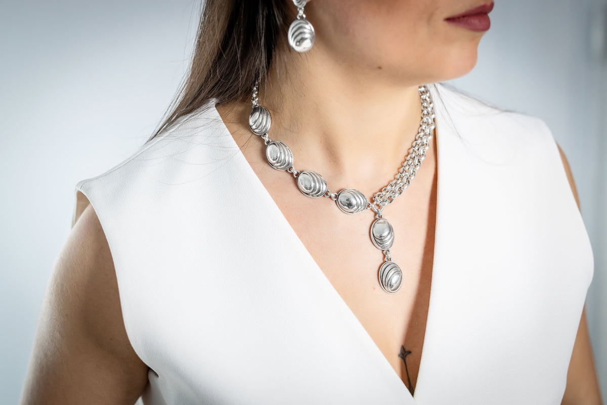 Collar con baño de plata