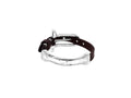 Pulsera con baño de plata y cuero
