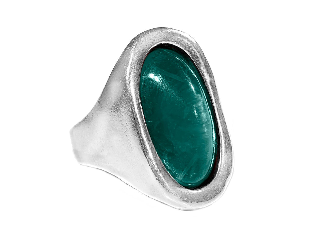 Anillo con baño de plata