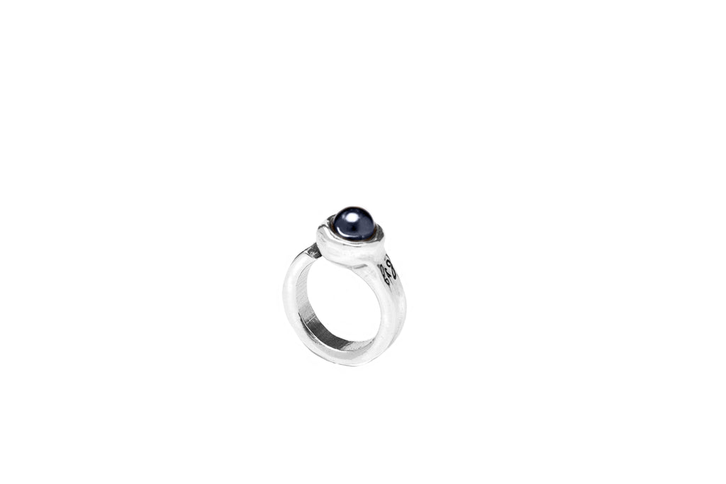 Anillo con baño de plata