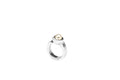 Anillo con baño de plata