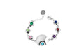 Pulsera con baño de platta y resina