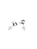 Pendientes con baño de plata y oro