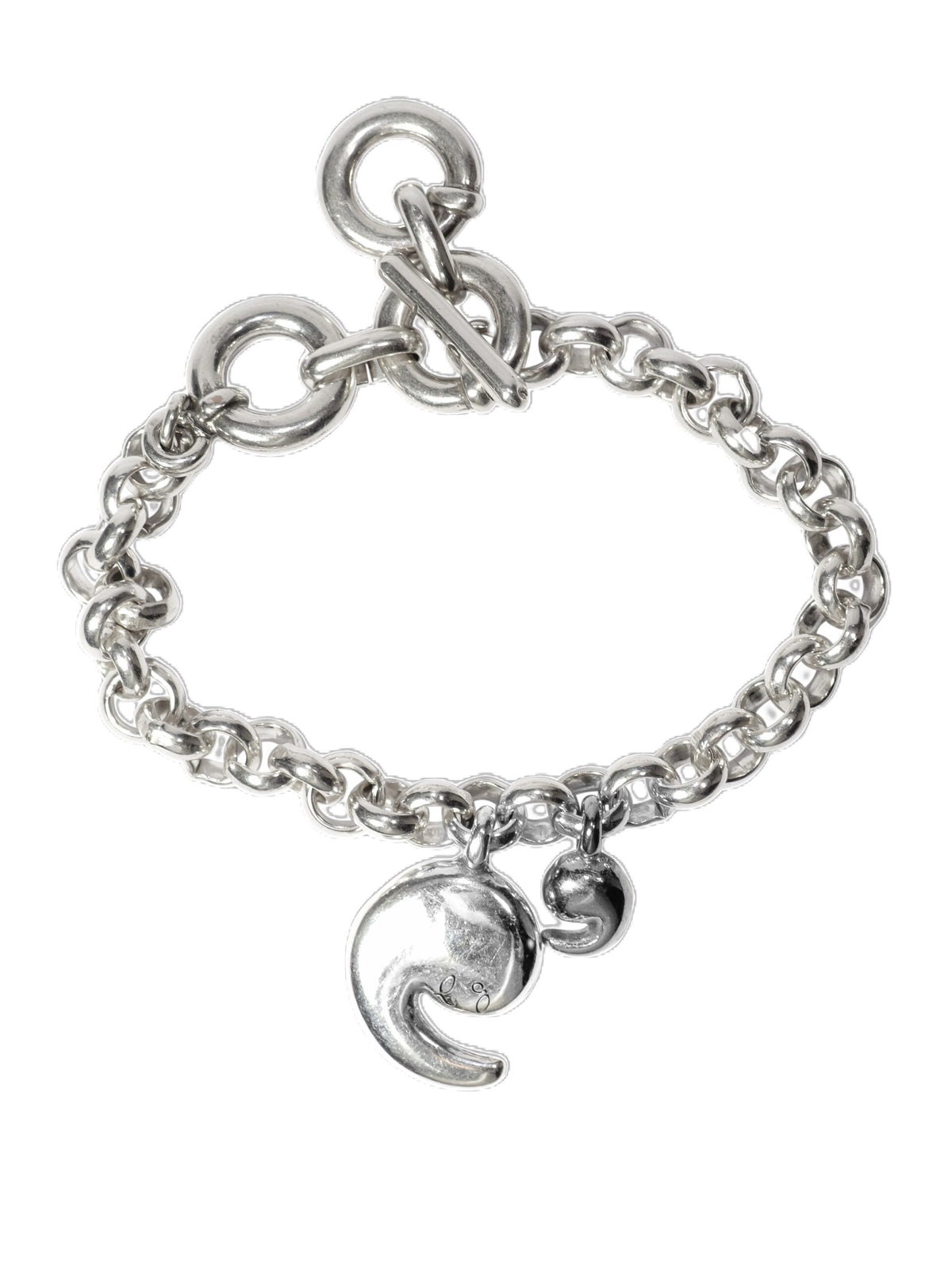 Pulsera con baño de plata y baño de oro