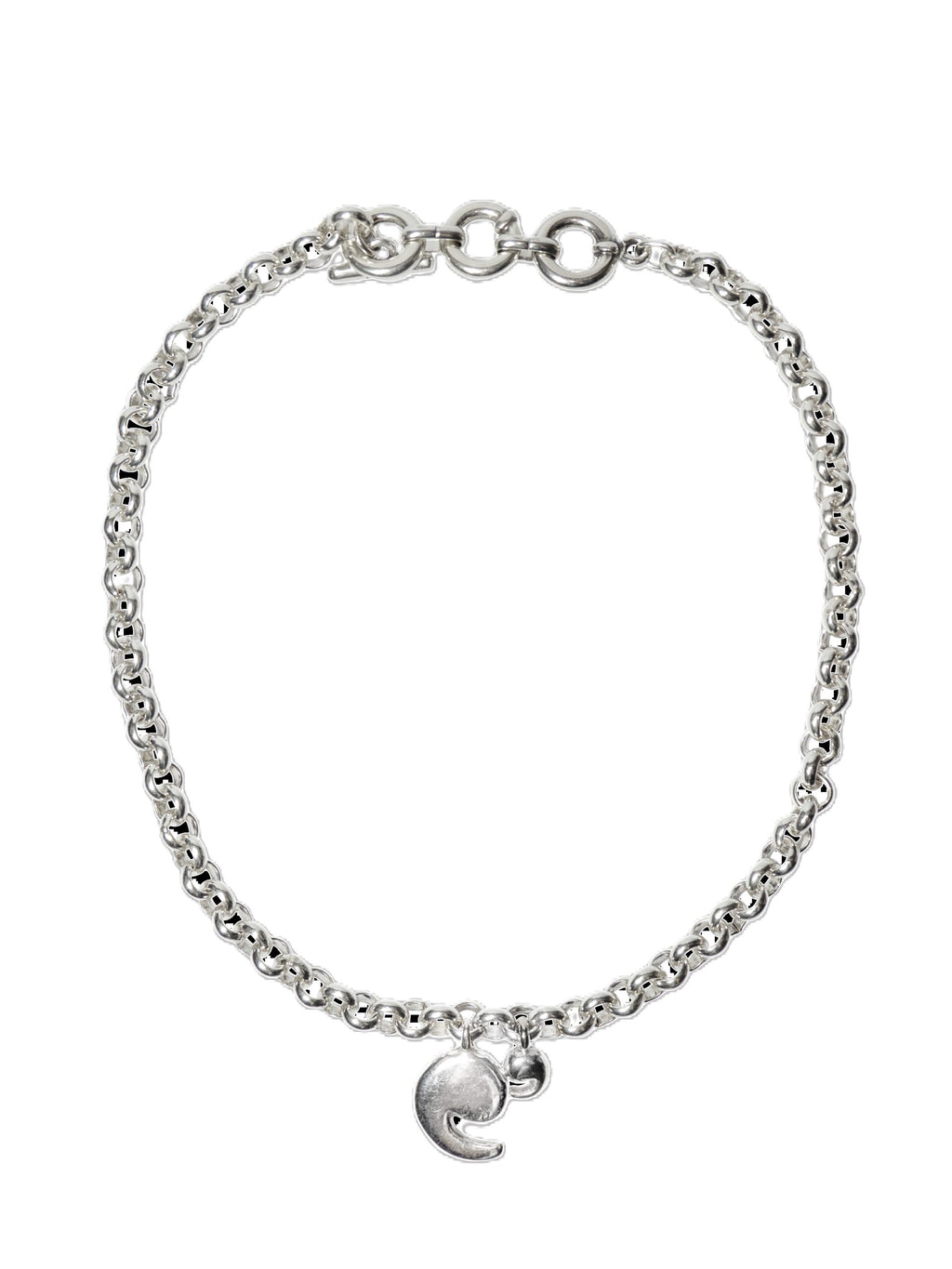 Collar con baño de plata y baño de oro