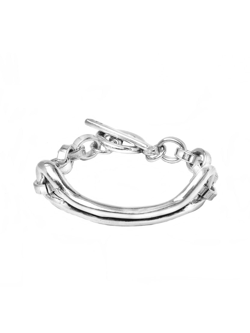 Pulsera con baño de plata