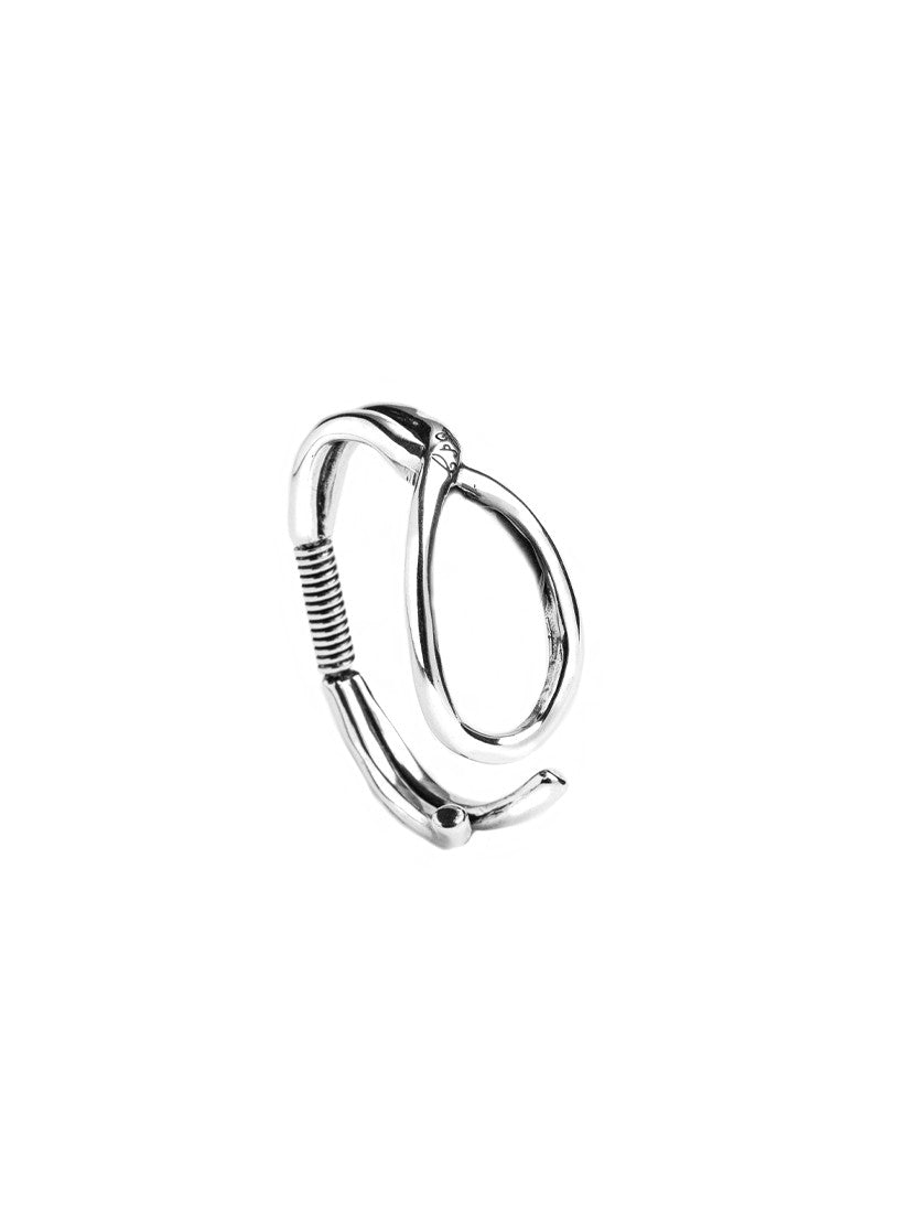 Brazalete con baño de plata y resina