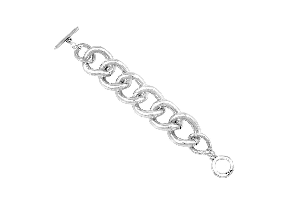 Pulsera con baño de plata