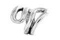 Anillo con baño de plata