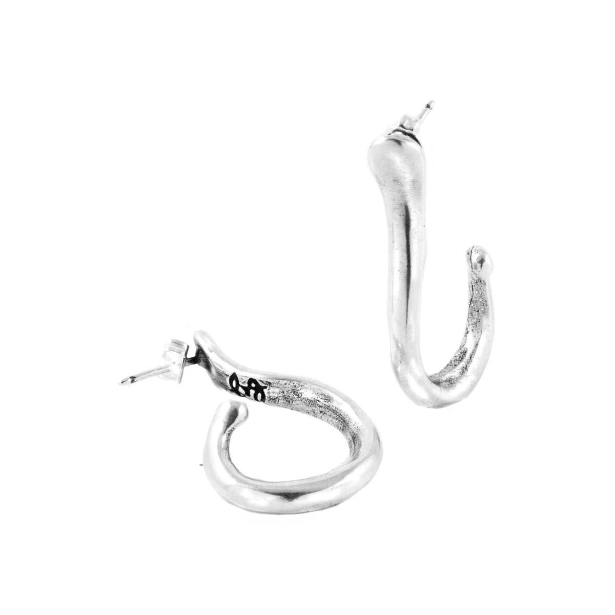 Pendientes con baño de plata
