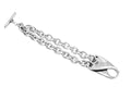 Pulsera con baño de plata