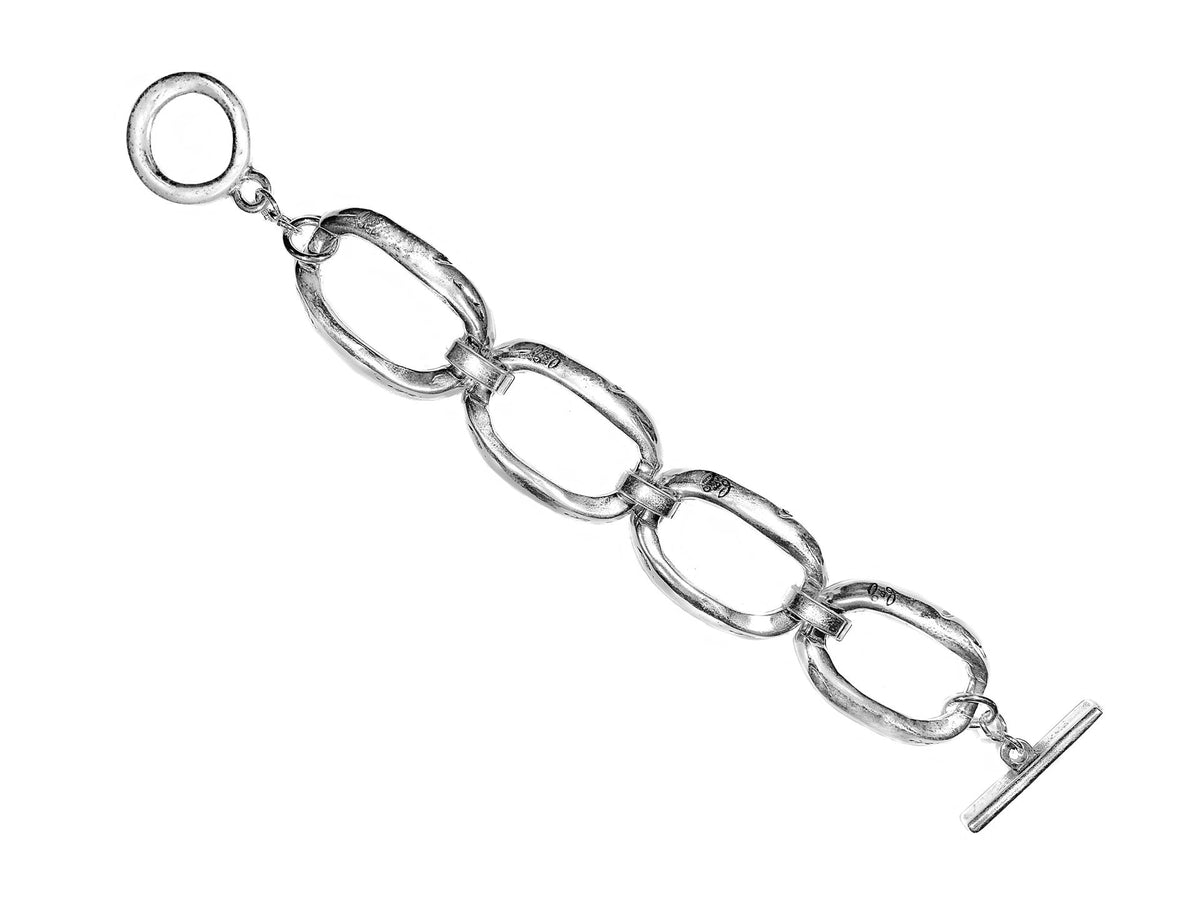 Pulsera con baño de plata
