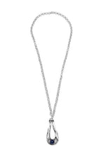 Collar con baño de plata y perla