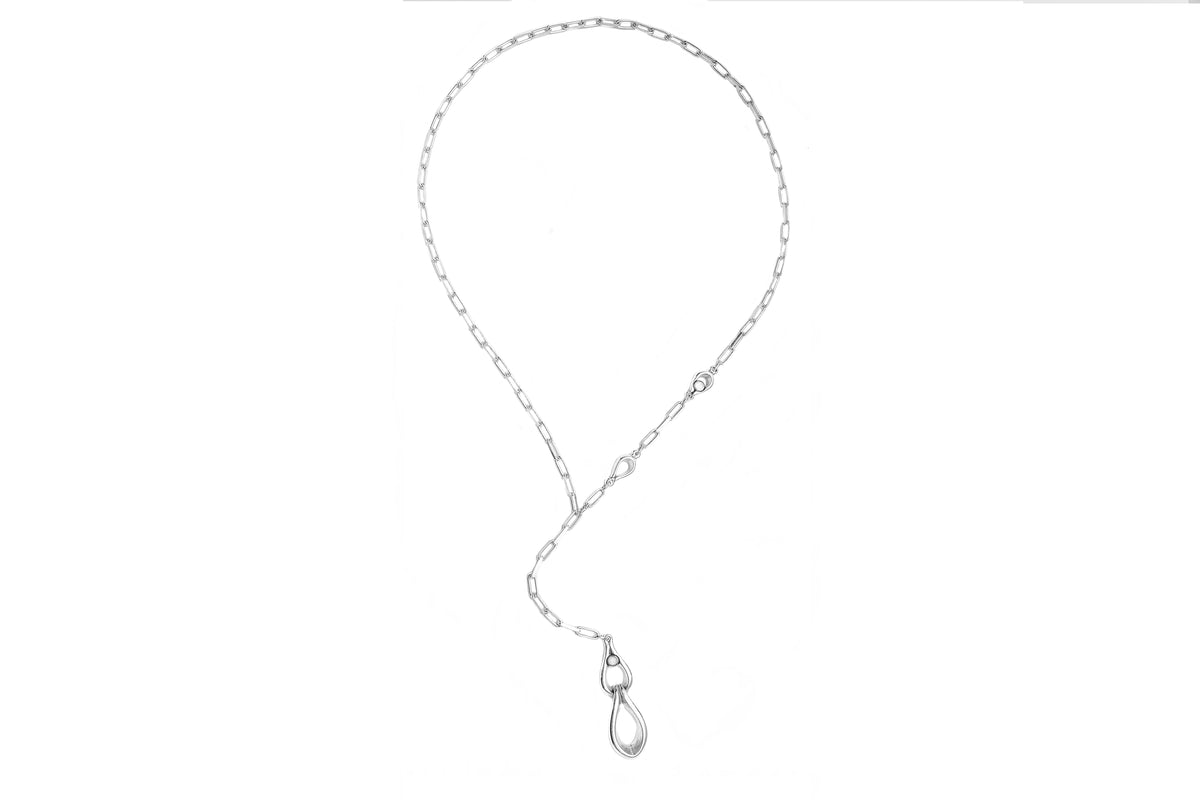Collar Sweet con baño de plata y resina