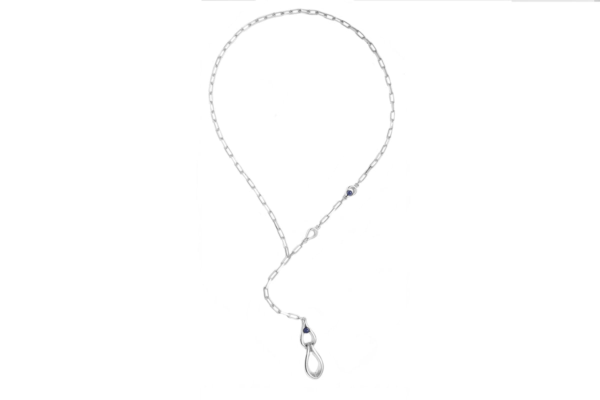 Collar Sweet con baño de plata y resina