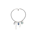 Collar Aurora con cuero