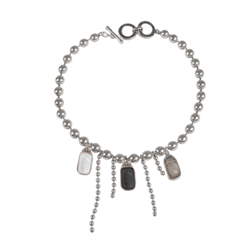 Collar Aurora cadena bolitas