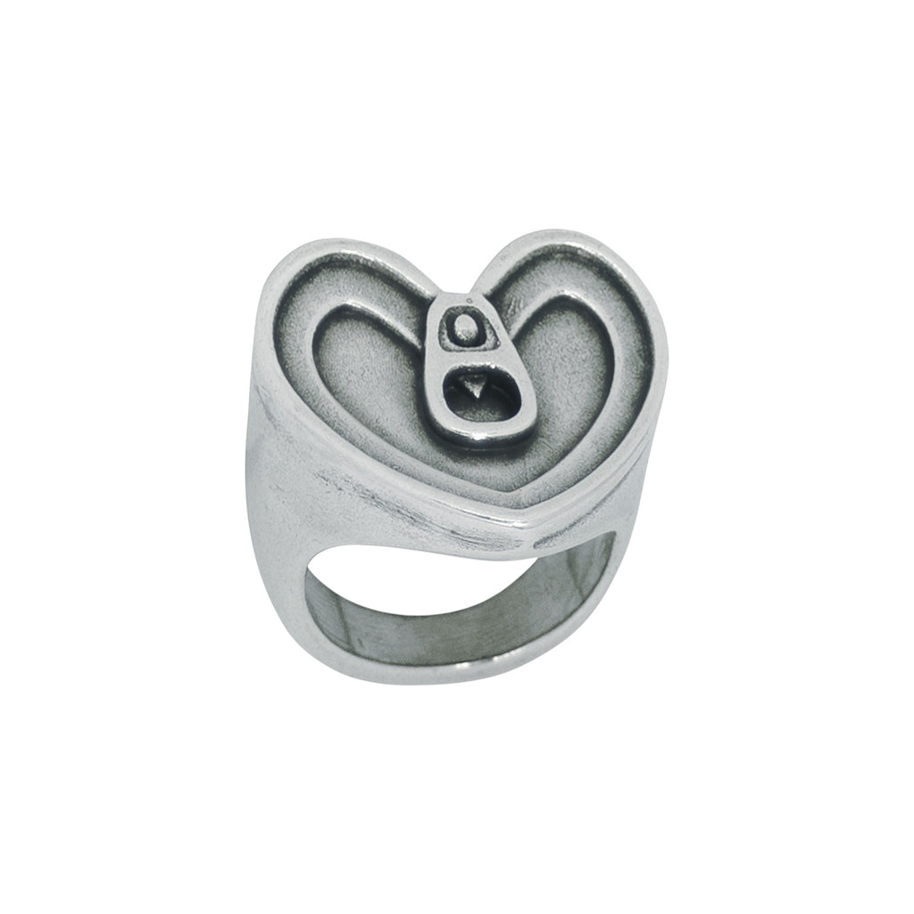 Anillo con baño de plata