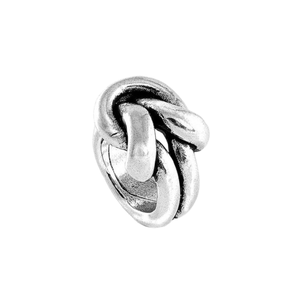 Anillo con baño de plata