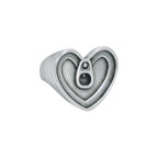 Anillo con baño de plata