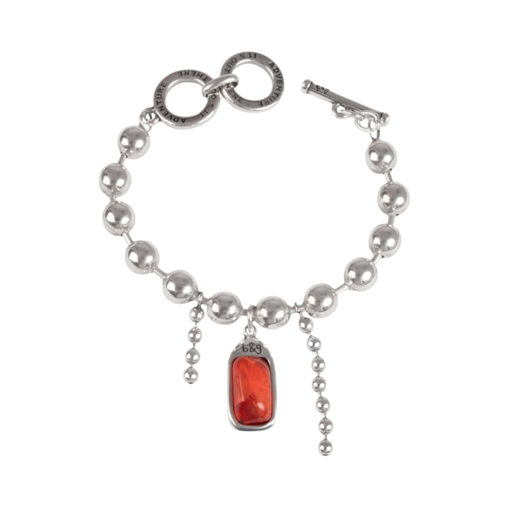 Pulsera Aurora bola y charm