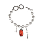 Pulsera Aurora bola y charm