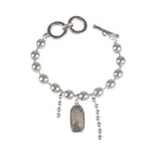 Pulsera Aurora bola y charm