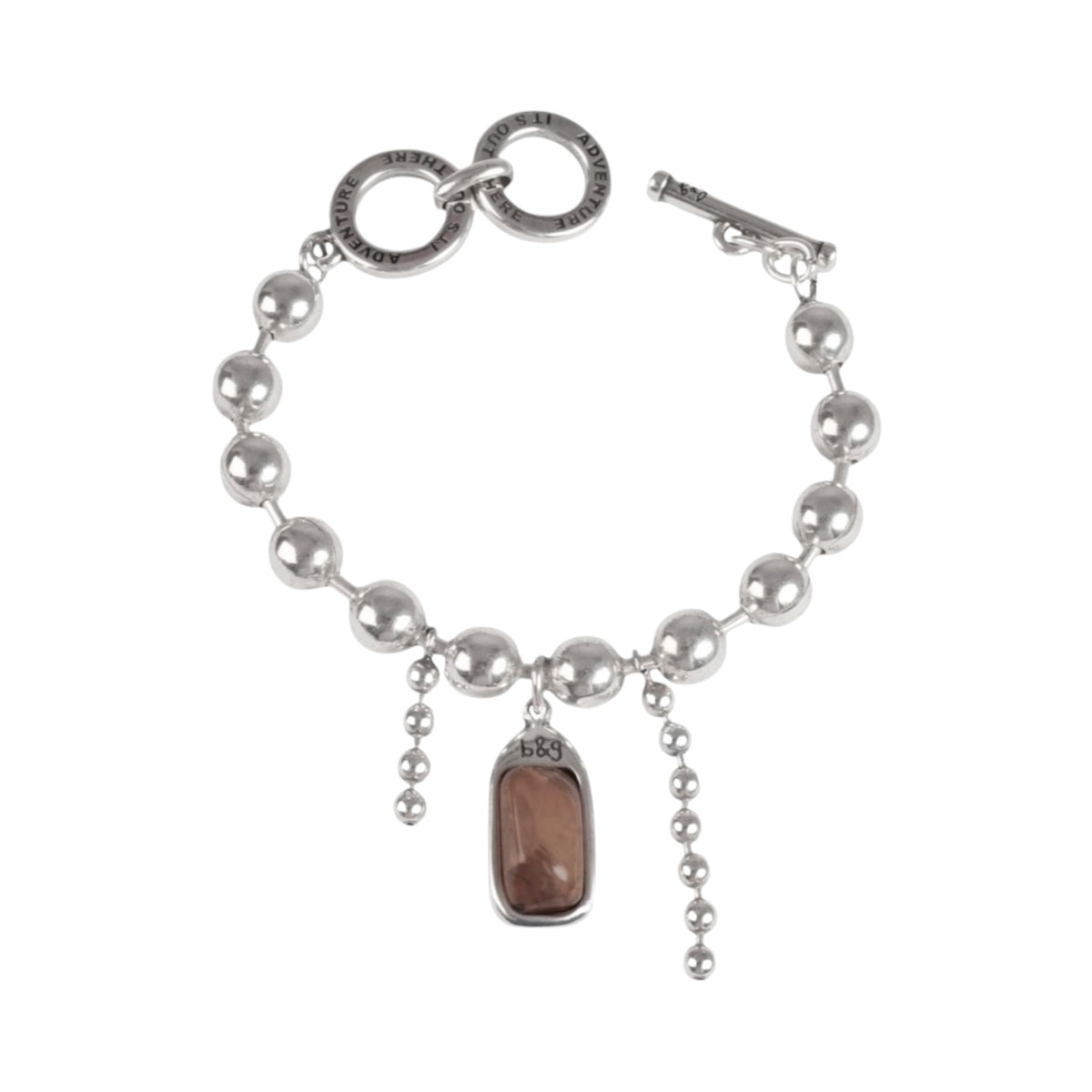 Pulsera Aurora bola y charm