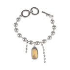 Pulsera Aurora bola y charm