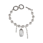 Pulsera Aurora bola y charm