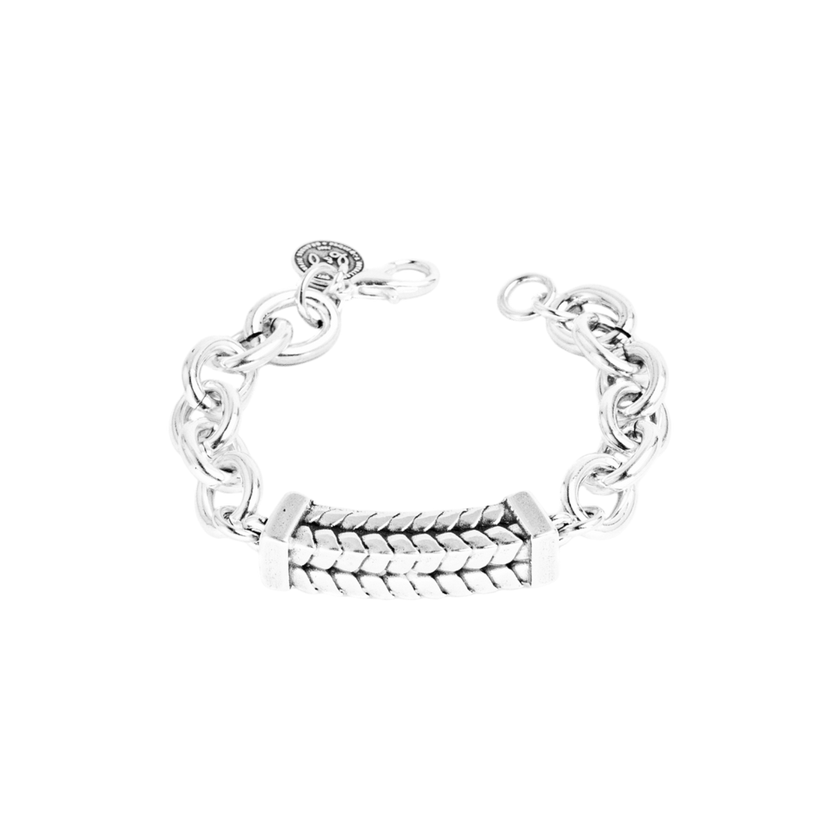 Pulsera con baño de plata