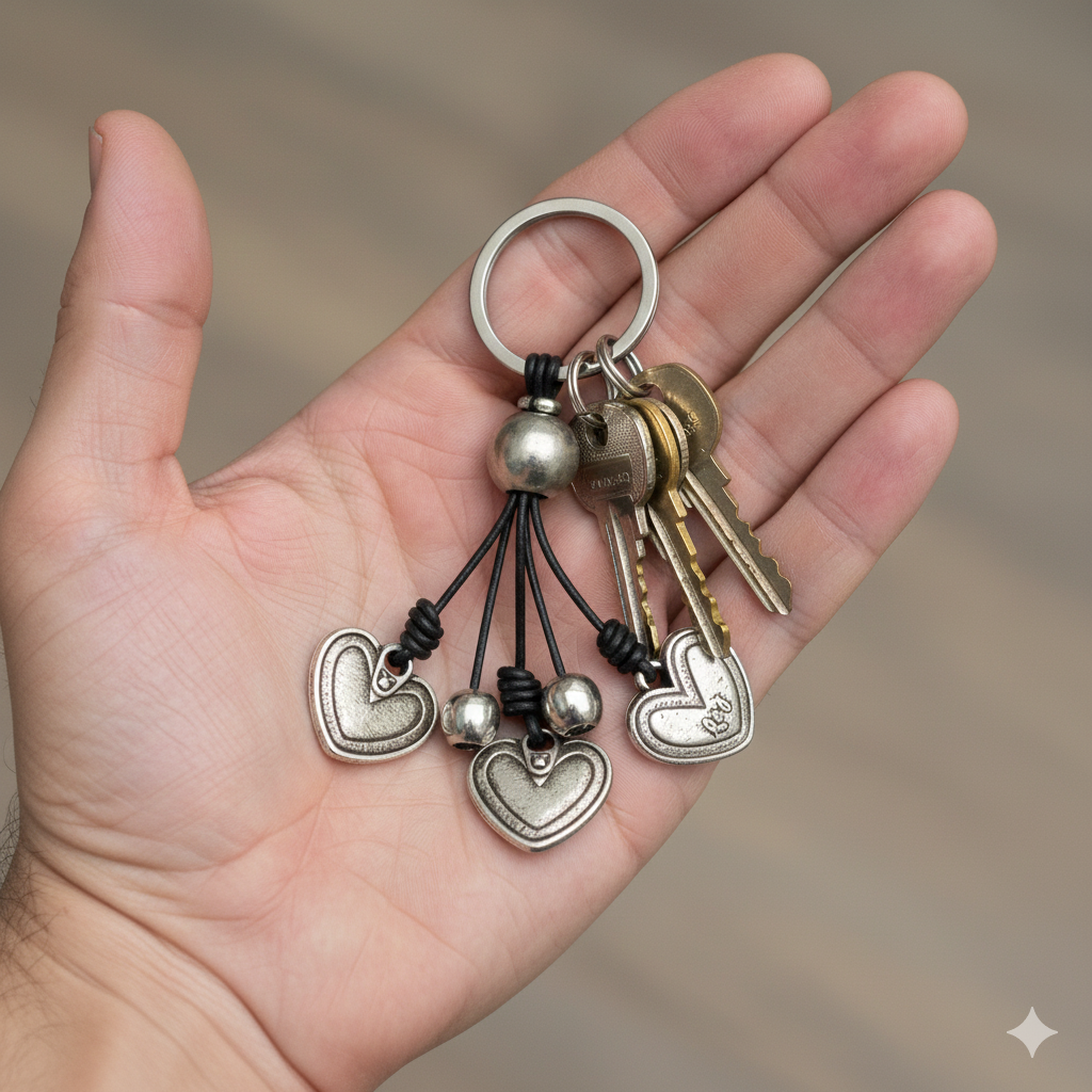 Llavero charms corazones