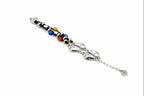 PULSERA PLATA Y CUERO