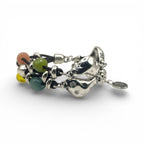 PULSERA PLATA Y CUERO