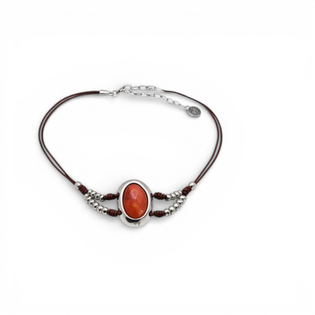 Collar Vera cuero corto