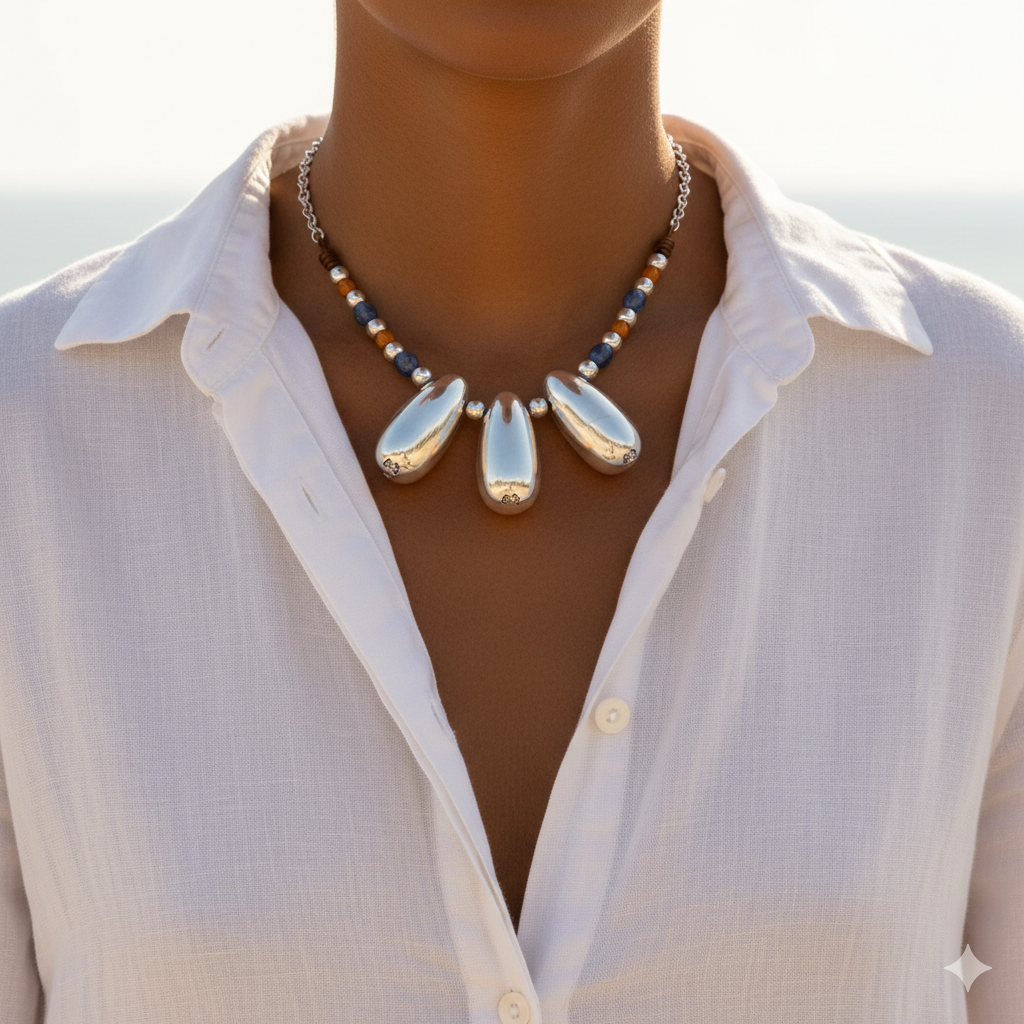 Collar Noa corto 3 charm