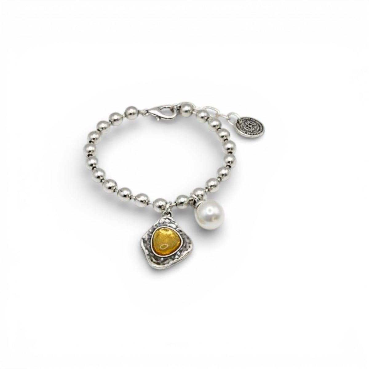 Pulsera Alma bolitas y charms