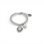Pulsera Alma bolitas y charms