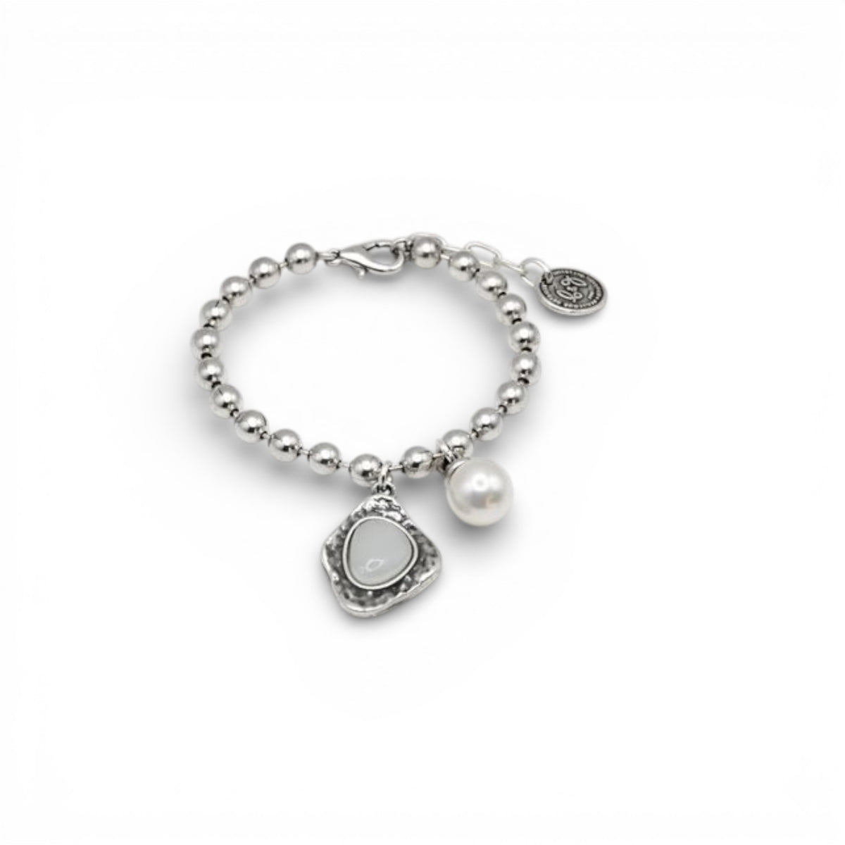 Pulsera Alma bolitas y charms