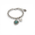Pulsera Alma bolitas y charms