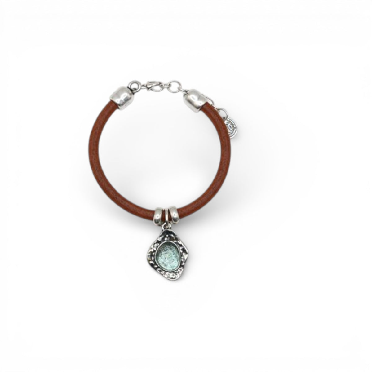Pulsera Alma charms cuero