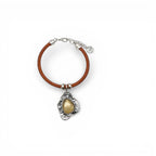 Pulsera Alma charms cuero
