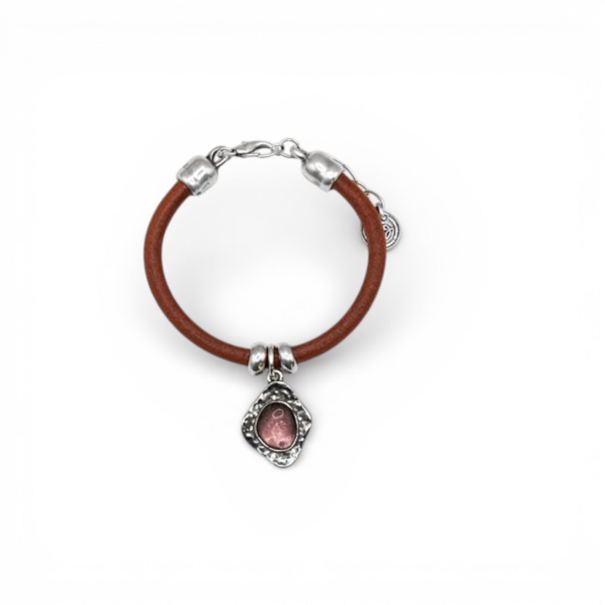 Pulsera Alma charms cuero