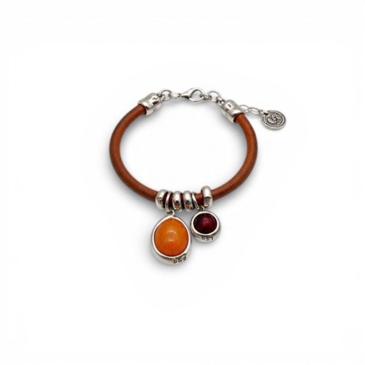 Pulsera Vera cuero charms