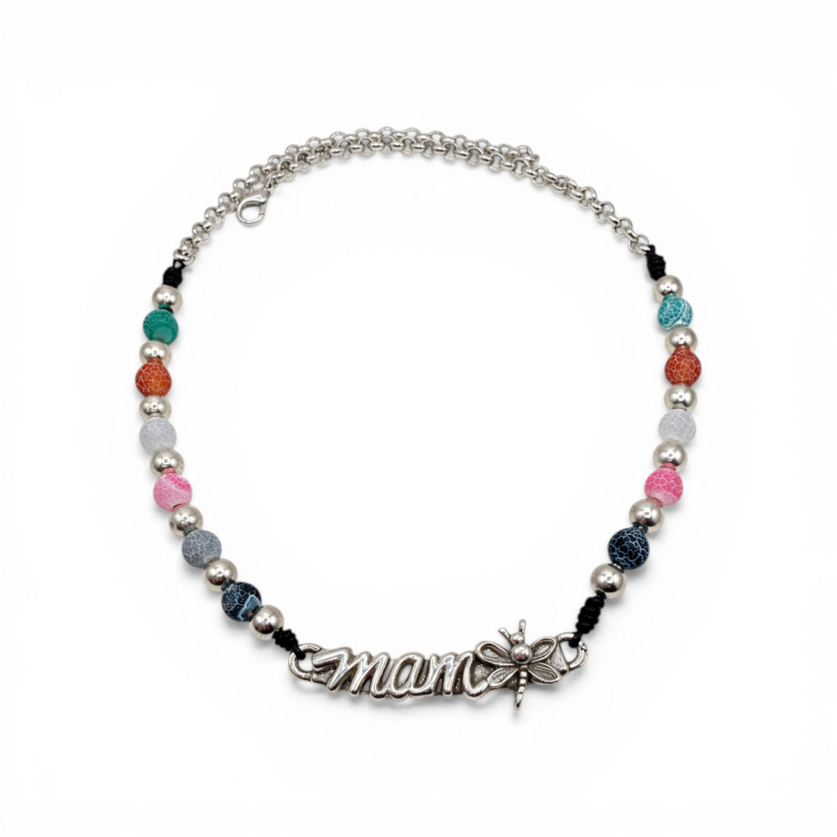 COLLAR CHAPA BOLAS MULTIC