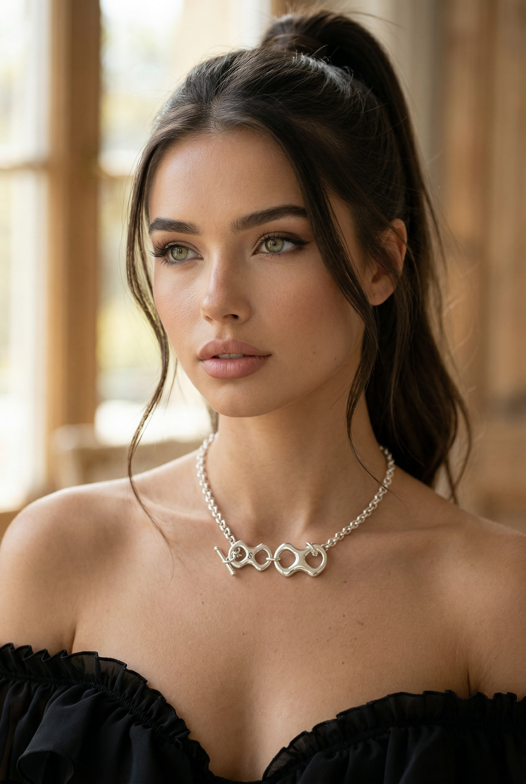 Collar Totem broche delantero