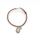 Collar Vera cuero charms