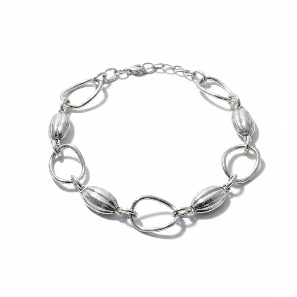 Collar oliva metal