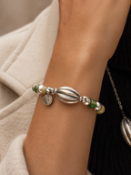Pulsera Oliva elastica y resina
